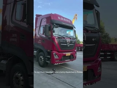 Ein 14-Tonnen-Lkw-Kran wird nach Russland geschickt